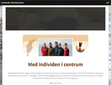 Tablet Screenshot of gotlandsidrottscenter.se